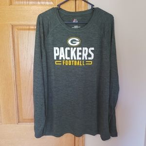Majestic Green Bay Packers Long Sleeve